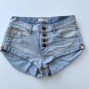 One Teasooon Denim Shorts